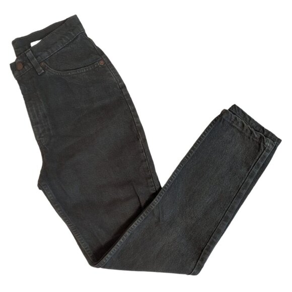 VTG 90's LEVI'S 512 Tapered Slim Fit Green Wash High Waisted Denim Jeans - Picture 2 of 7